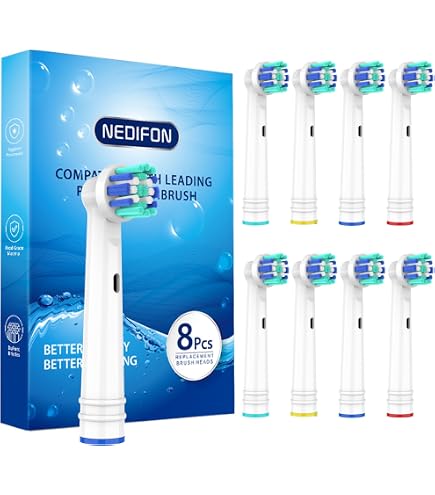 Amazon.com : Toothbrush Heads - 3D White - Compatible with Oral-B